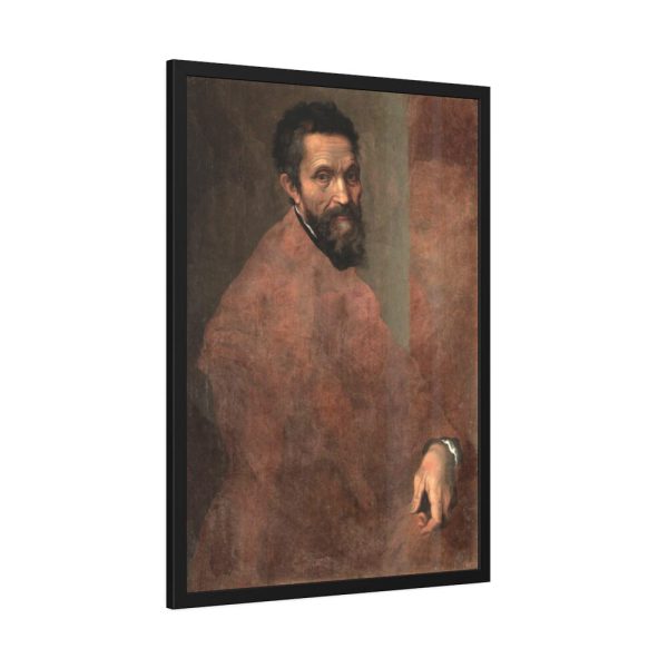 Portrait of Michelangelo Buonarroti Framed Poster