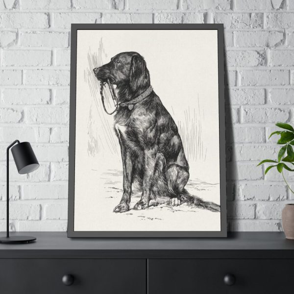 93831-35.jpg Aldrich's Dog by John Davis Hatch Framed Poster