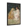 Lady and the Tiger by Frederick Stuart Church Framed Poster