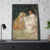 Lady and the Tiger by Frederick Stuart Church Framed Poster