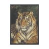 93831-364.jpg A Reclining Tiger by Géza Vastagh Framed Poster