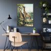 93831-382.jpg Giraffe from Johnson's Household Book of Nature by John Karst Framed Poster