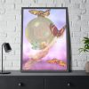 93831-407.jpg Vintage Angel Butterflies Cherub Framed Poster