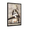 93831-41.jpg Puppy by L. Prang & Co Framed Poster