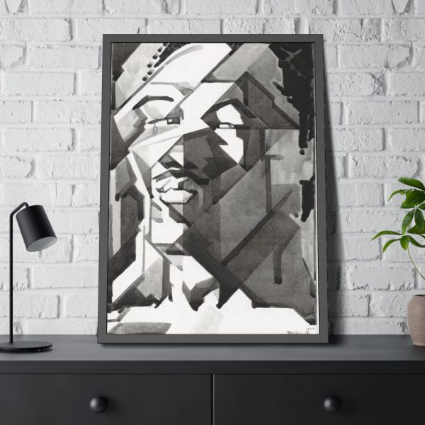 93831-67.jpg Self-Portrait Drawing by Reijer Stolk Framed Poster