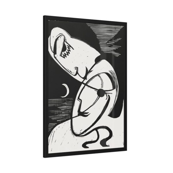 93831-89.jpg The Kiss by Ernst Ludwig Kirchner Framed Poster
