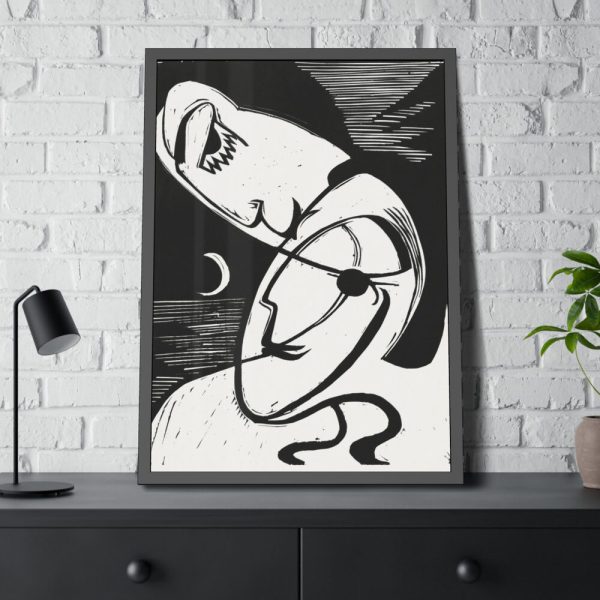 93831-91.jpg The Kiss by Ernst Ludwig Kirchner Framed Poster