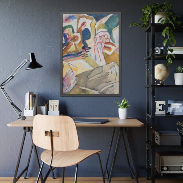 93831-98.jpg Improvisation 18 by Wassily Kandinsky Framed Poster