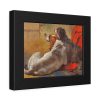 A Hound and a Bearded Collie by John Frederick Herring Framed Poster