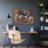 93854-106.jpg Debris of an Automobile Giving Birth to a Blind Horse Biting a Telephone Framed Poster