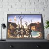 Swans Reflecting Elephants by Salvador Dali Framed Poster
