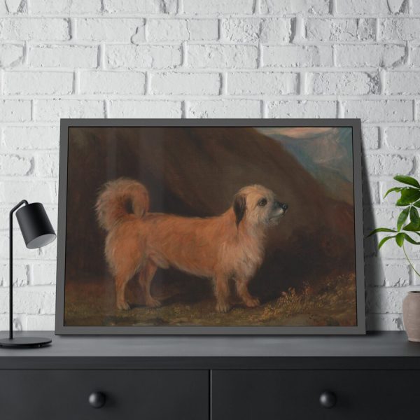 93854-139.jpg A Dandie Dinmont Terrier Framed Poster