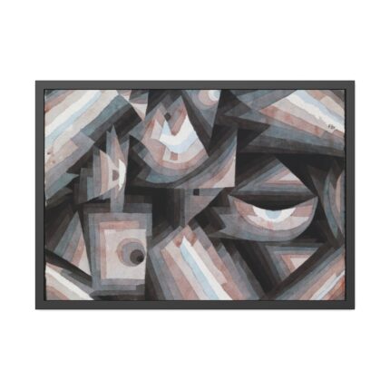 Crystal Gradation by Paul Klee Framed Poster