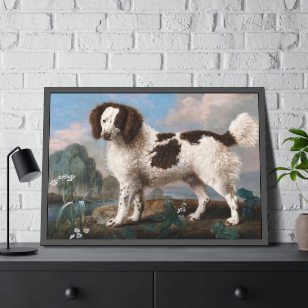 93854-187.jpg Brown and White Norfolk or Water Spaniel by George Stubbs Framed Poster