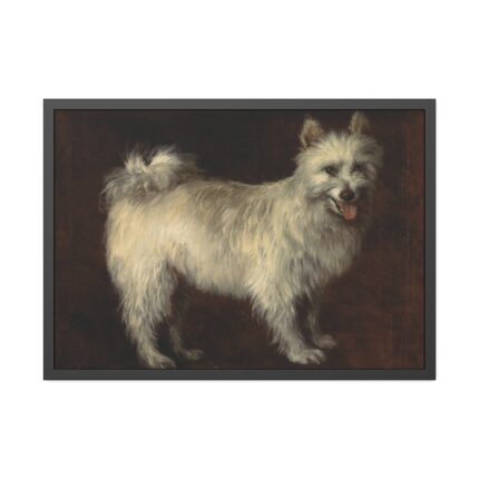 Spitz Dog by Thomas Gainsborough Framed Poster