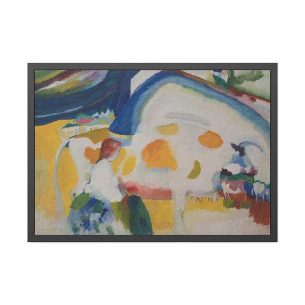93854-196.jpg The Cow by Wassily Kandinsky Framed Poster