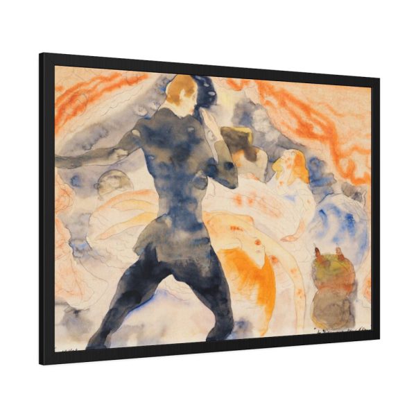 93854-209.jpg The Girl with the Golden Eyes by Charles Demuth Framed Poster