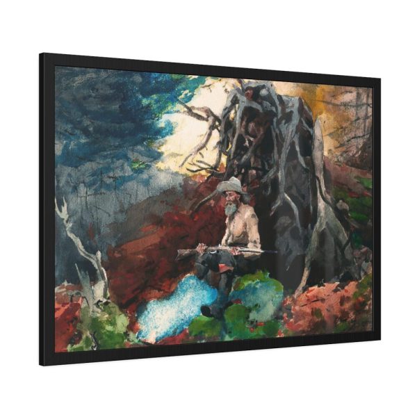 93854-21.jpg Campfire, Adirondacks by Winslow Homer Framed Poster