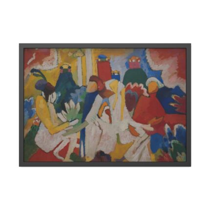 Oriental by Wassily Kandinsky Framed Poster