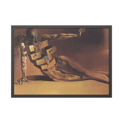 The Anthropomorphic Cabinet by Salvador Dali Framed Poster