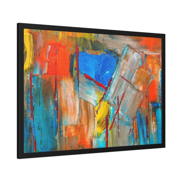 93854-233.jpg Colorful Abstract Painting Framed Poster
