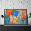 93854-235.jpg Colorful Abstract Painting Framed Poster