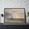93854-239.jpg Stormy Sea Breaking on a Shore Framed Poster
