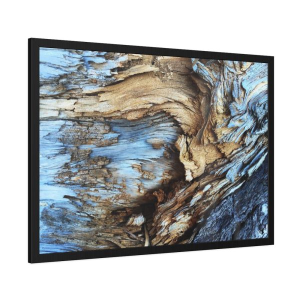 93854-241.jpg Abstract Texture in Light Brown and Blue Framed Poster