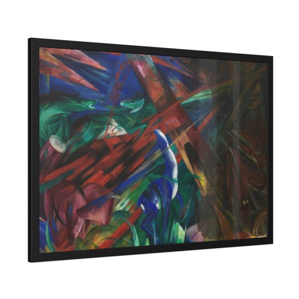 93854-245.jpg Animal Fates by Franz Marc Framed Poster