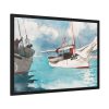 93854-25.jpg Fishing Boats, Key West by Winslow Homer Framed Poster