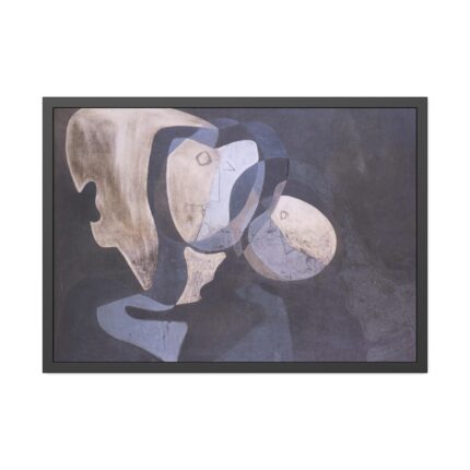 Cubist Self-Portrait by Salvador Dali Framed Poster