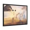 Enchanted Beach with Three Fluid Graces by Salvador Dali Framed Poster