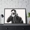 Man Photographer Framed Poster