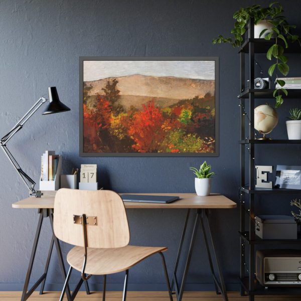 93854-30.jpg Autumn Treetops by Winslow Homer Framed Poster