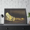 Anthropomorphic bread by Salvador Dali Framed Poster