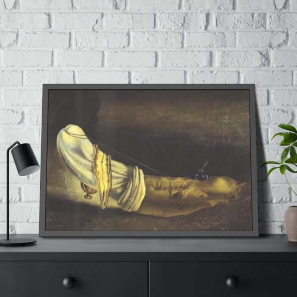 Anthropomorphic bread by Salvador Dali Framed Poster
