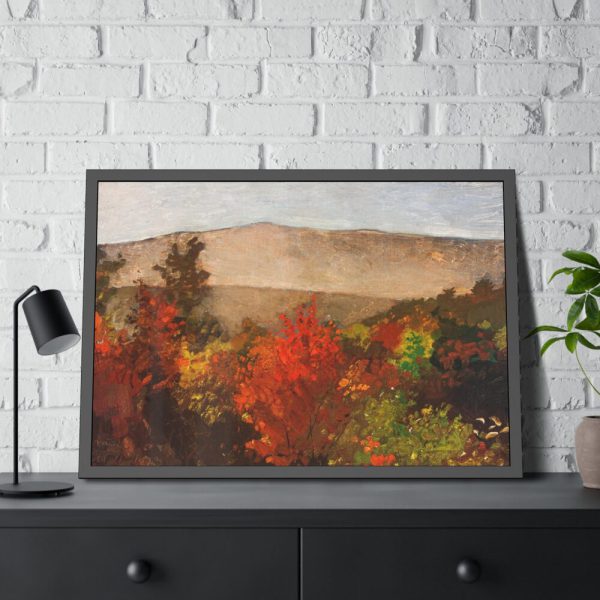 93854-31.jpg Autumn Treetops by Winslow Homer Framed Poster