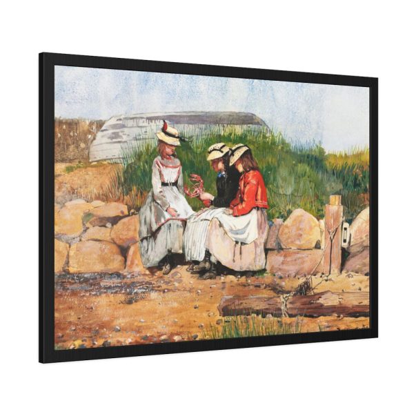 93854-33.jpg A Fisherman's Daughter by Winslow Homer Framed Poster