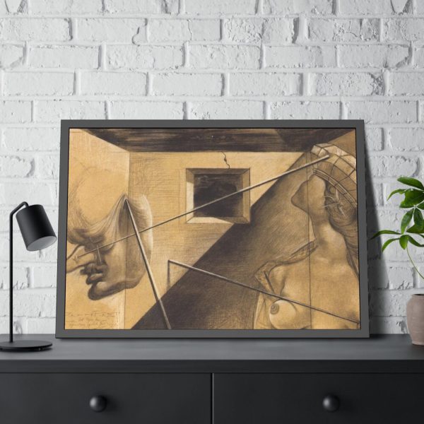 Queen Salome By Salvador Dali Framed Poster