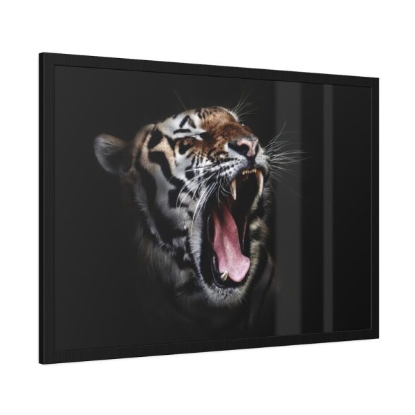 Tiger Face Framed Poster