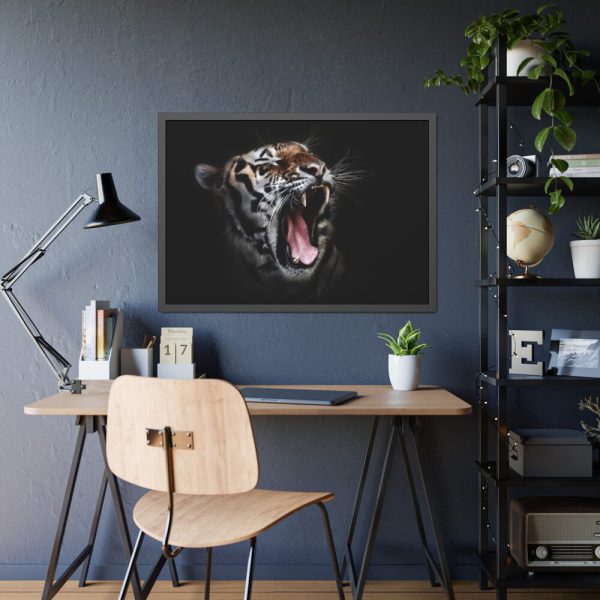 Tiger Face Framed Poster
