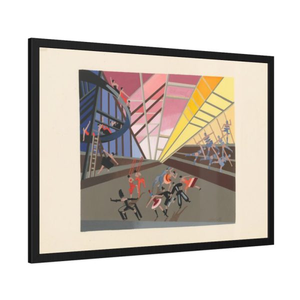 Maquettes de théatre by Alexandra Exter Framed Poster