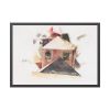Houses with Red by Charles Demuth Framed Poster