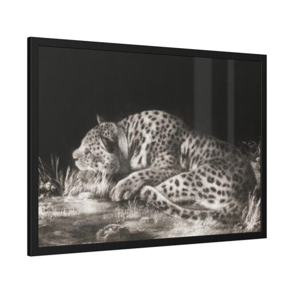 93854-413.jpg A Tyger Sleeping Cheetah by George Stubbs Framed Poster