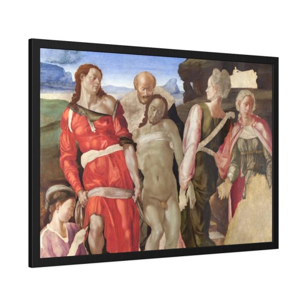 The Entombment by Michelangelo Buonarroti Framed Poster