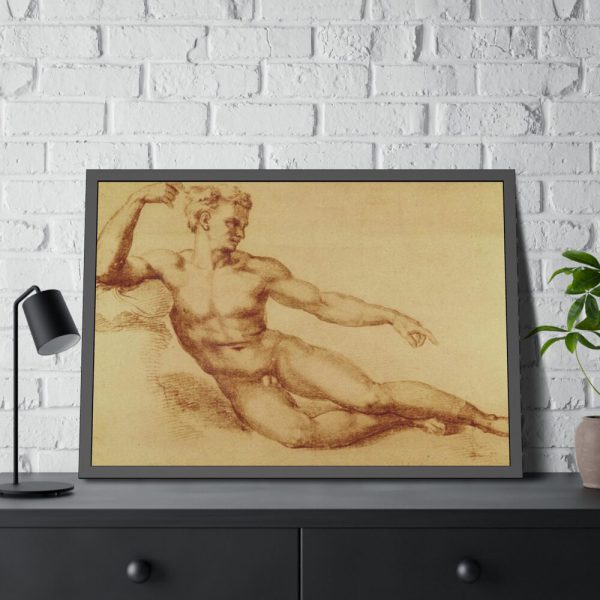 93854-459.jpg Studio di Nudo by Michelangelo Buonarroti Framed Poster