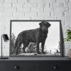 93854-479.jpg Black Labrador Dog Framed Poster