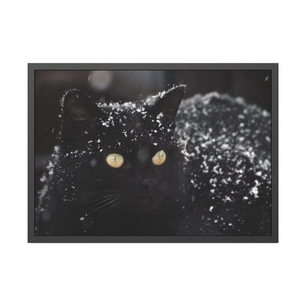 93854-544.jpg Black Persian Cat Framed Poster