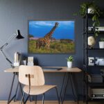 Giraffe in the Wild Framed Poster - Image 3