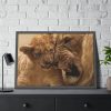 93854-63.jpg Lion Family Framed Poster